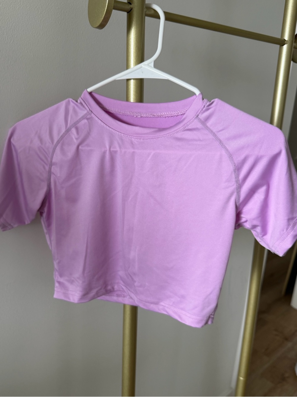 Lavender crop top